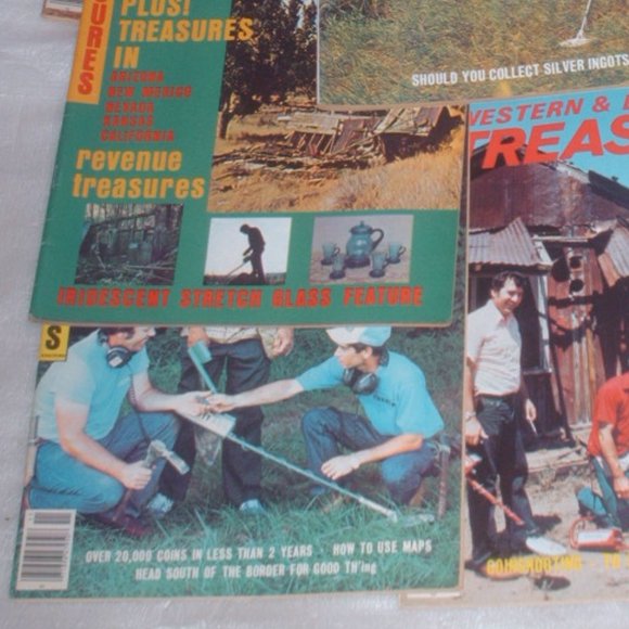 Lot of 8 vintage Western & Eastern Treasures magazines - metal detecting, etc. - Picture 5 of 9